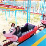 Crazy mouse roller coaster ride