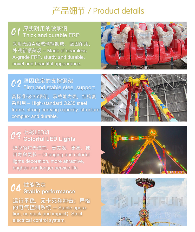 360° Giant Frisbee Ride Manufacturer HOTFUN_Suitable for all ages ...