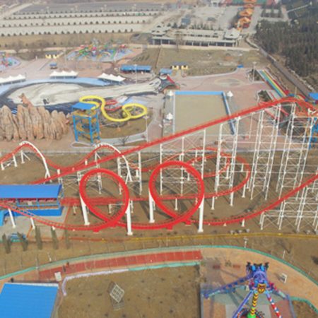 Five-ring Roller coaster ride