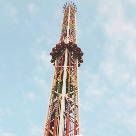 Launch tower ride