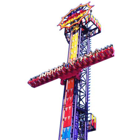 Sky drop ride