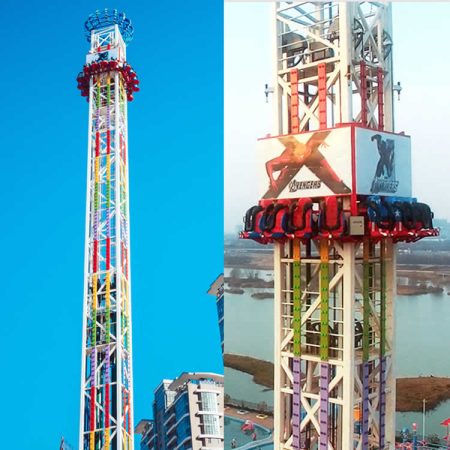Launch tower ride