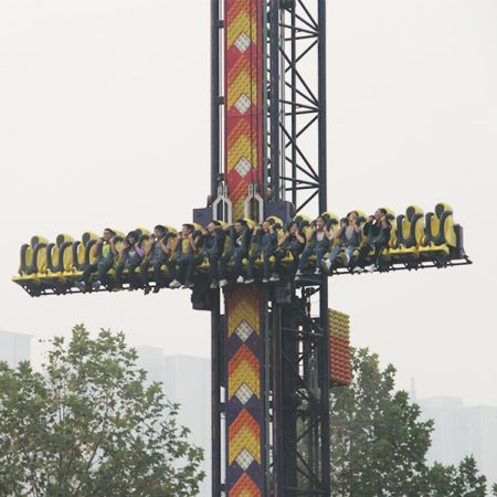 Sky drop ride