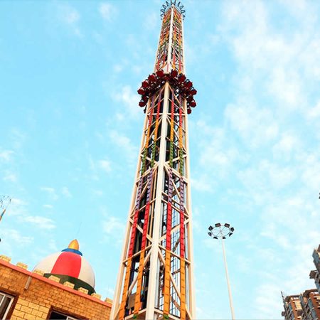 Launch tower ride
