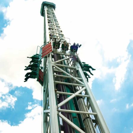 Launch tower ride