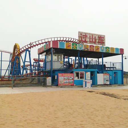 Five-ring Roller coaster ride