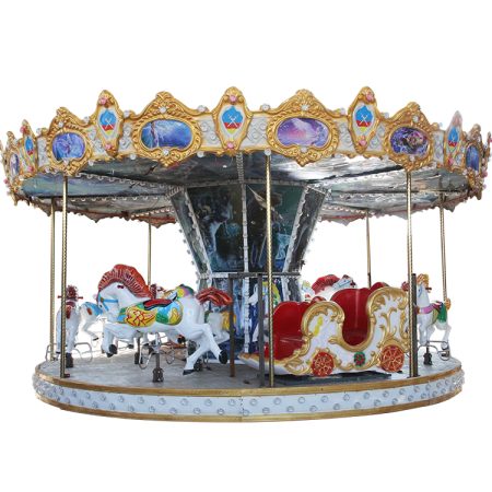 16 seats Carousel with Trailer